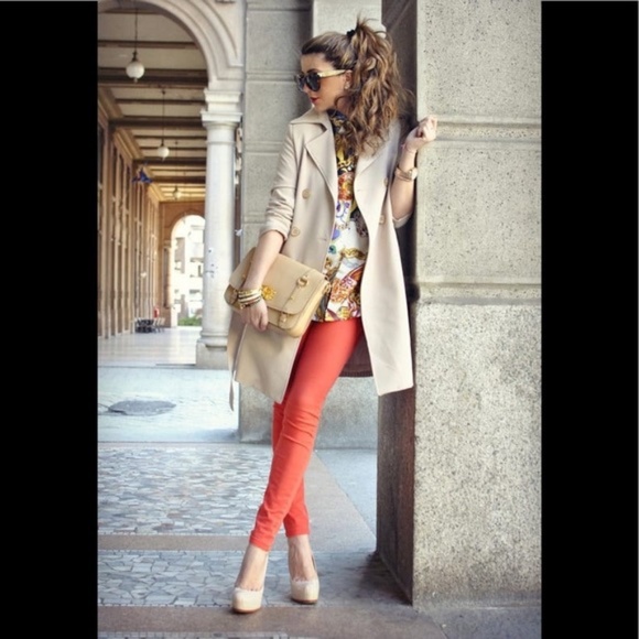 ARMANI Jeans Authentic Rose Long Leg High Waist - Picture 6 of 16